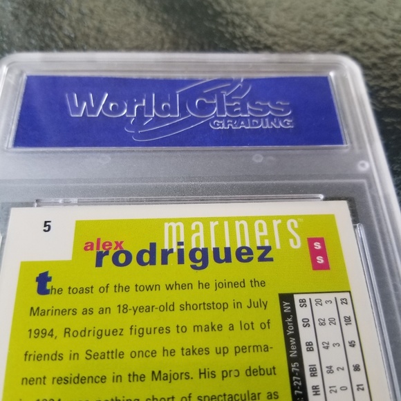 Alex Rodriguez 1995 Upper Deck Rookie Class - Picture 4 of 5
